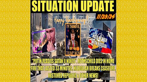 SG Anon. Juan O Savin ~ Situation Update 11/29/24 ~ Restored Republic > Judy Byington- Q+ White Hats