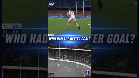 Did Geelong Or Fremantle Have The Better Finals Goal? #afl #shorts #aflfinals