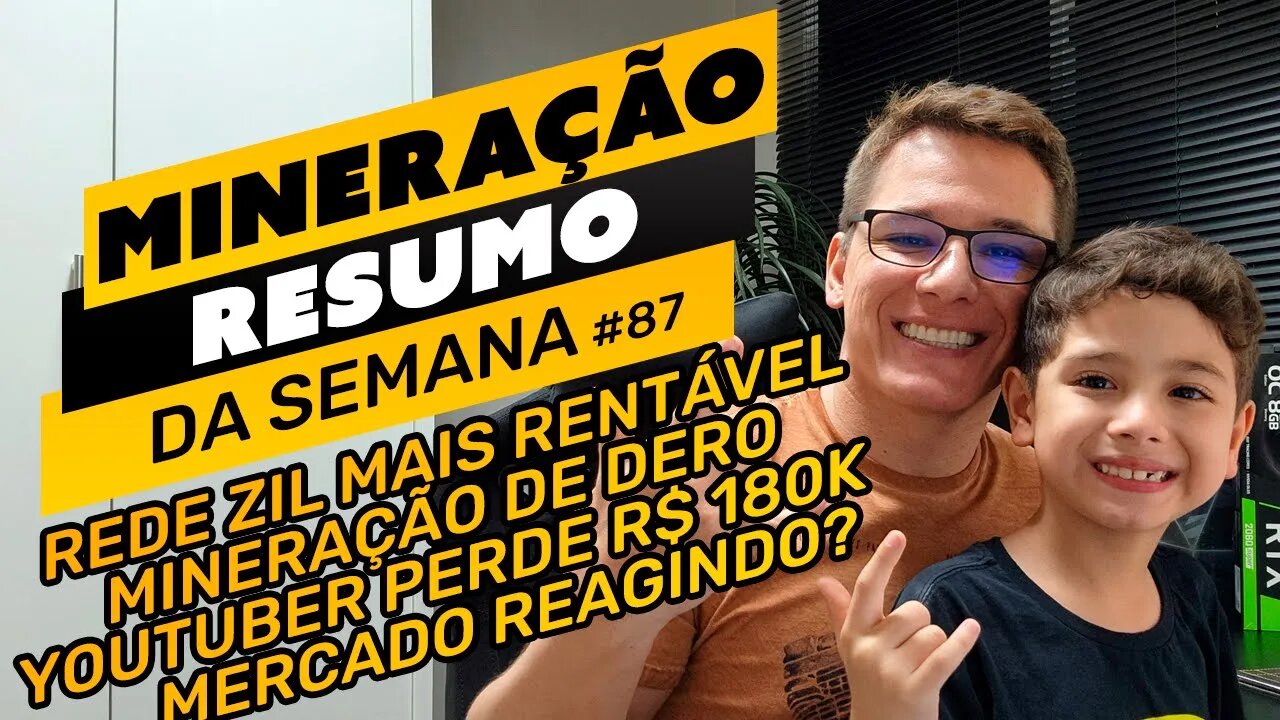 ⛏️🤟🏻 RESUMO DA SEMANA #87 | REDE ZIL MAIS RENTÁVEL | MINERAR PARA EXCHANGE | DERO RENDENDO MAIS