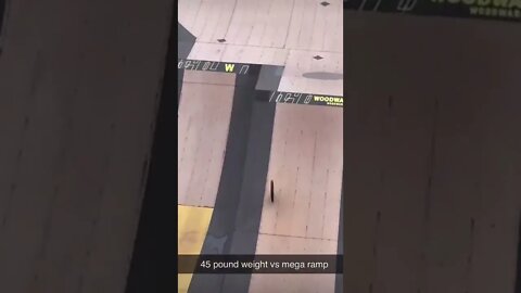 45 pound weight VS mega ramp