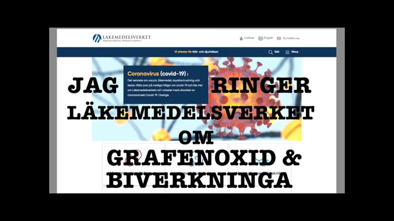 GRAFENOXID & BIVERKNINGAR LÄKEMEDELSVERKET