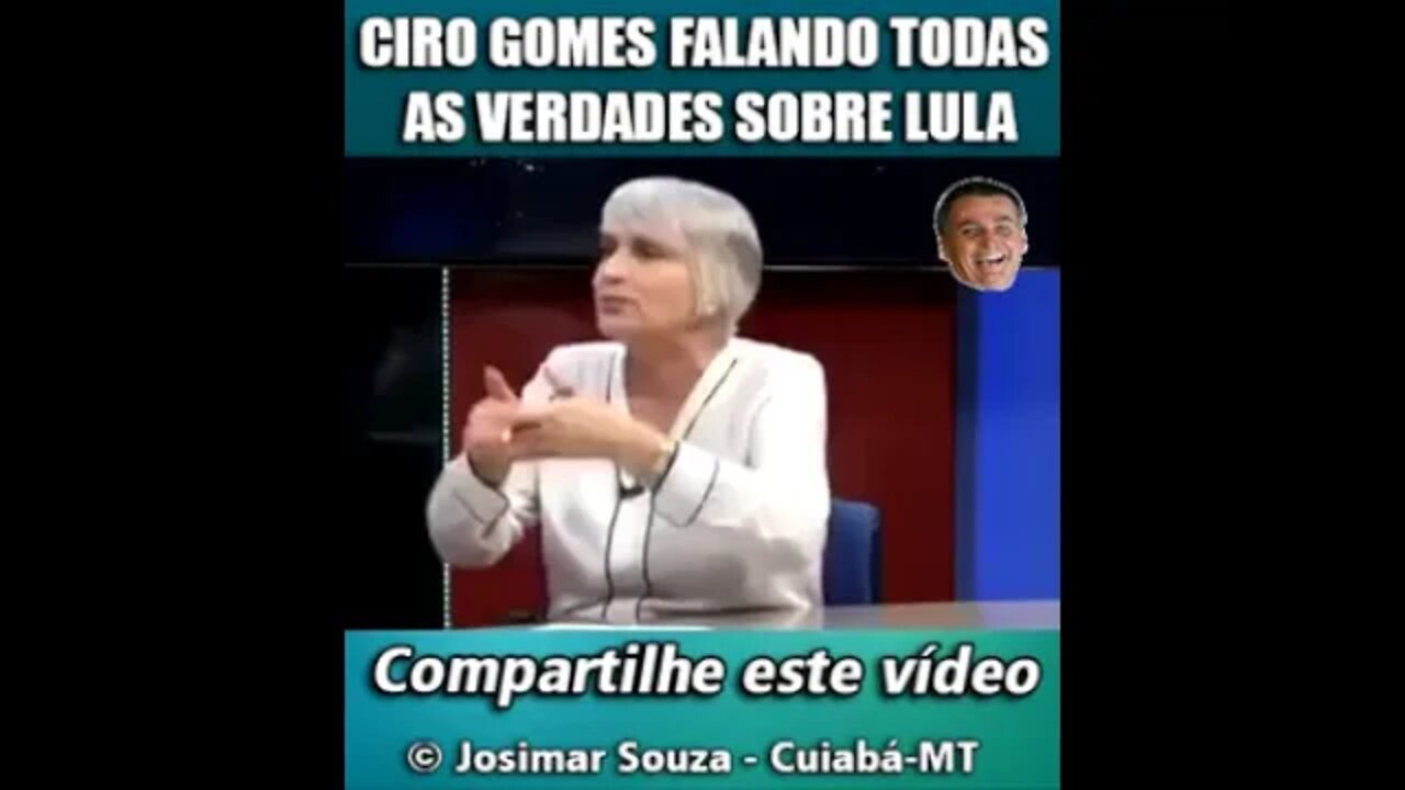 CIRO GOMES em momento de LUCIDEZ, fala todas as VERDADES SOBRE LULA