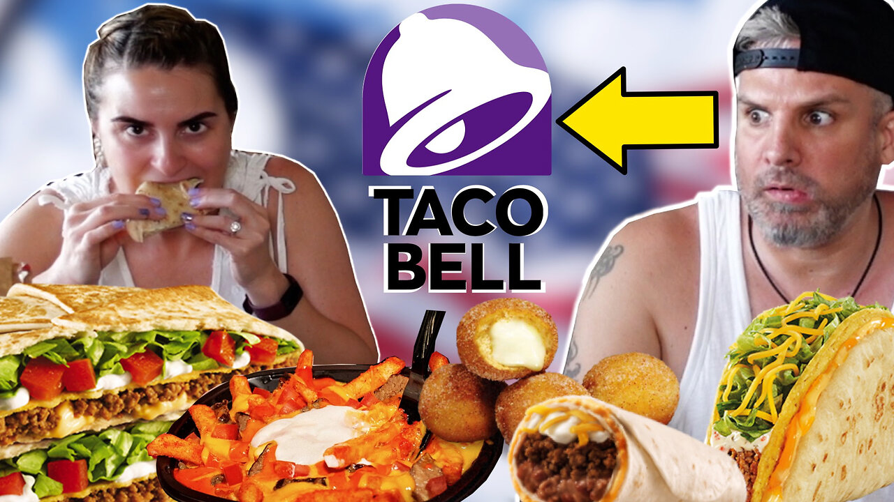 Brits Try [TACO BELL] For The FIRST TIME | USA Vacation