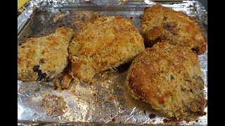 Baking Breaded Chicken