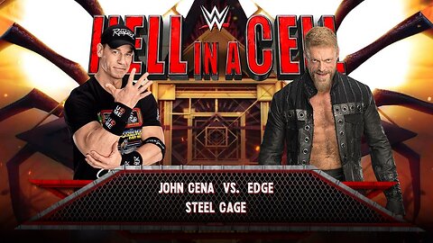 WWE - John Cena vs. Edge - Steel Cage (WWE 2K23)