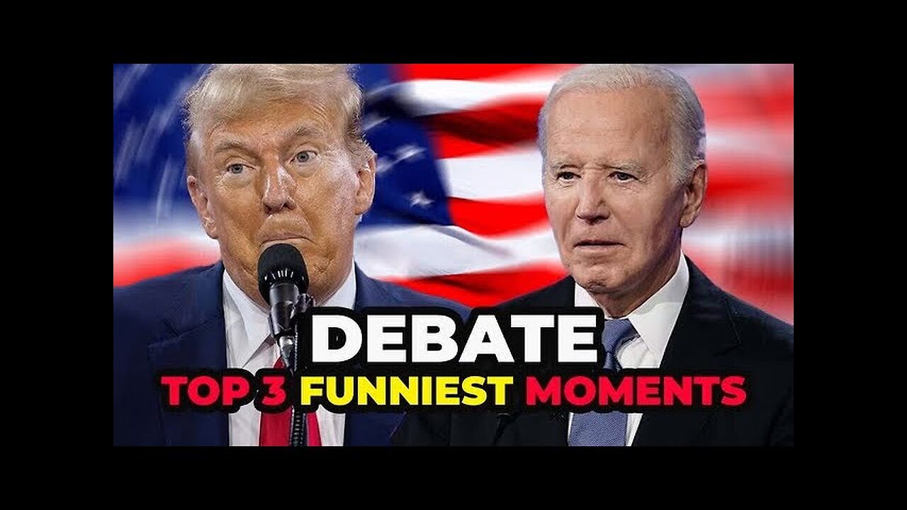 Top 3 Funniest Moments from Trump-Biden Debate in 5 minutes