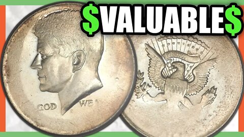 7 HALF DOLLAR COINS WORTH MONEY - RARE COINS THAT ARE VALUABLE!!