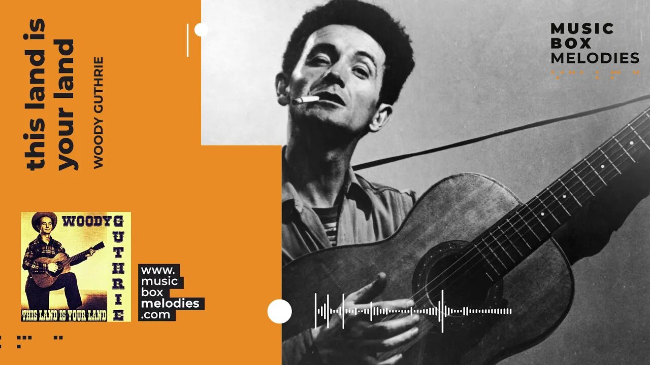 [Music box melodies] - This land is your land by Woody Guthrie