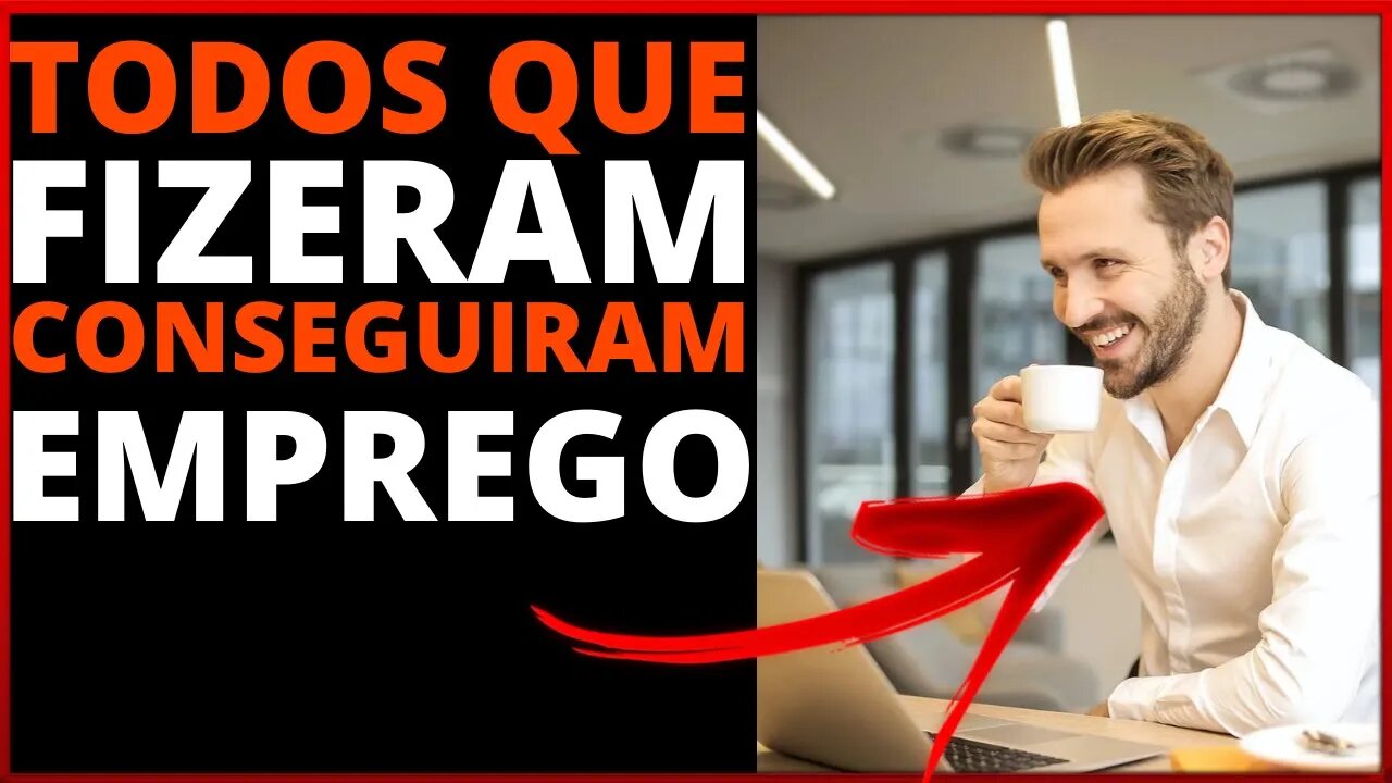 COMO CONSEGUIR EMPREGO MUITO MAIS RÁPIDO