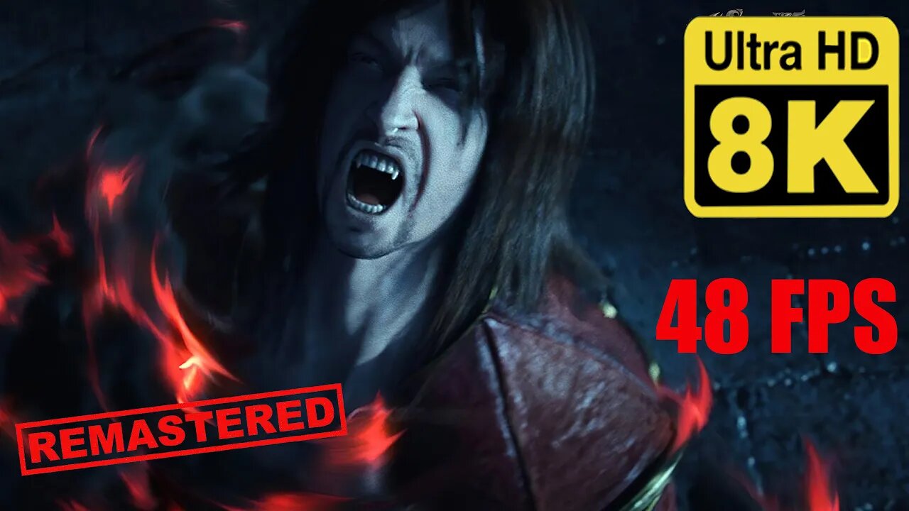 Castlevania Lords of Shadow 2 8K 48 FPS (Remastered with Neural Network AI)