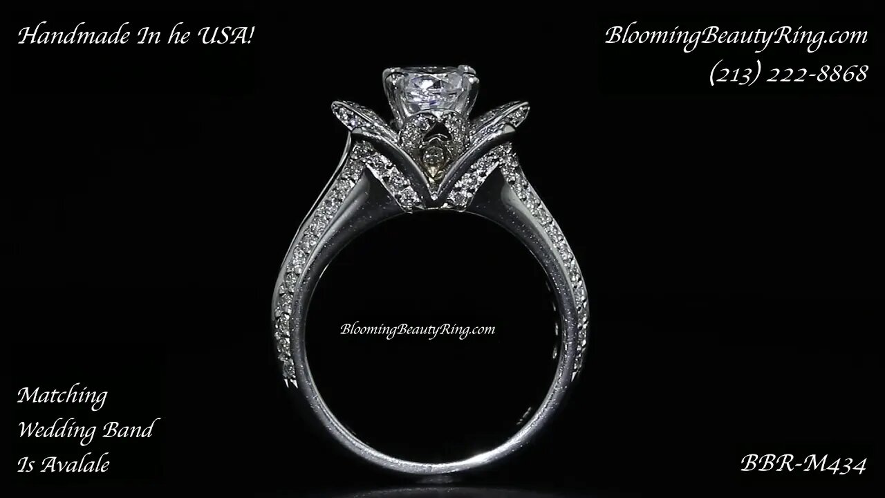 The Original Blooming Beauty Flower Style Ring 2.38ctw