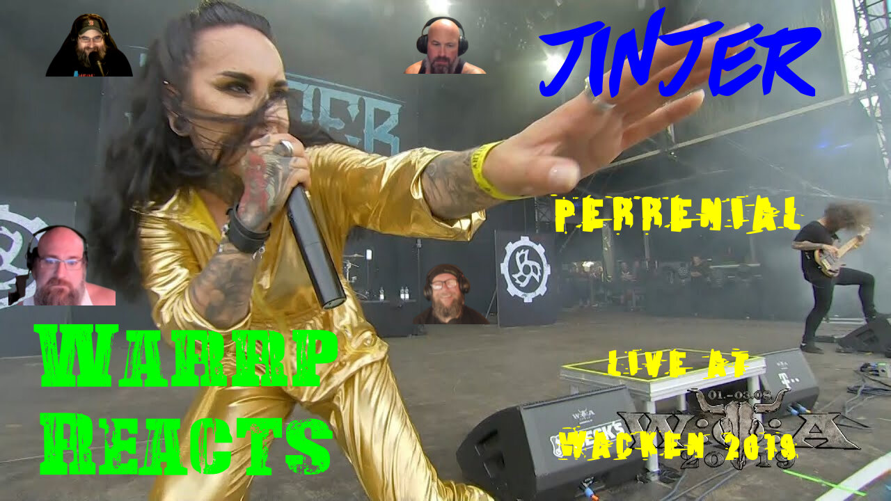 LIVE AT WACKEN 2019!!! WARRP Reacts to Perrenial - Jinjer #wacken