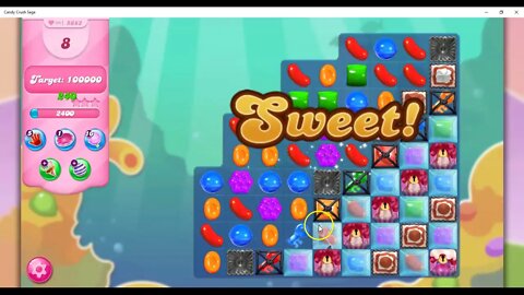 Candy Crush Level 5682 Talkthrough, 25 Moves 0 Boosters