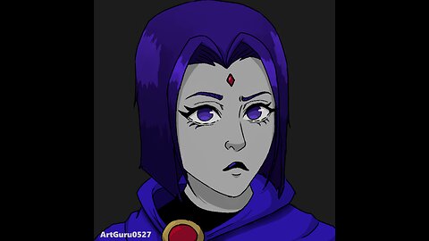 Raven Fanart Timelapse