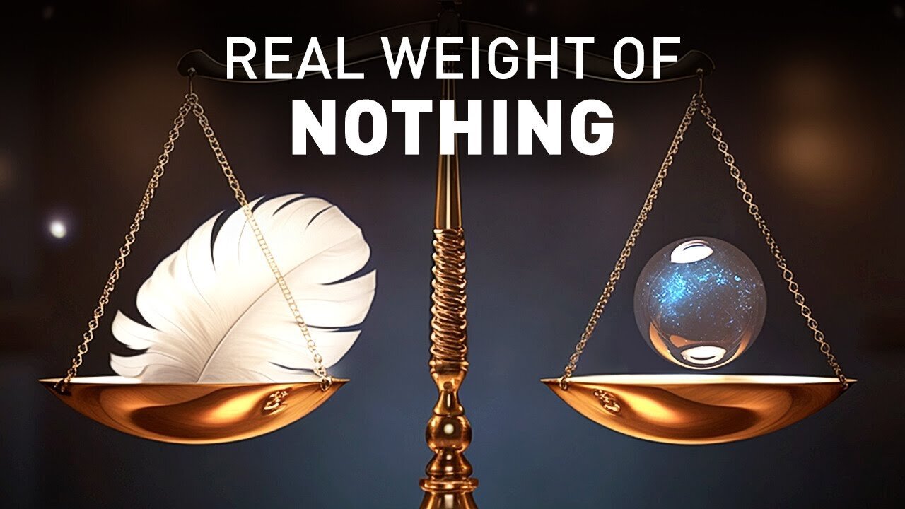 How About the Weight of Nothing?