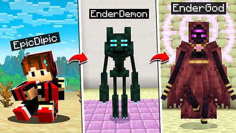 Evolving Into ENDERGOD To Save Minecraft World