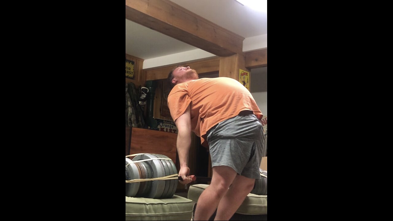 320 LB Stiff Legged Reverse Deadlift