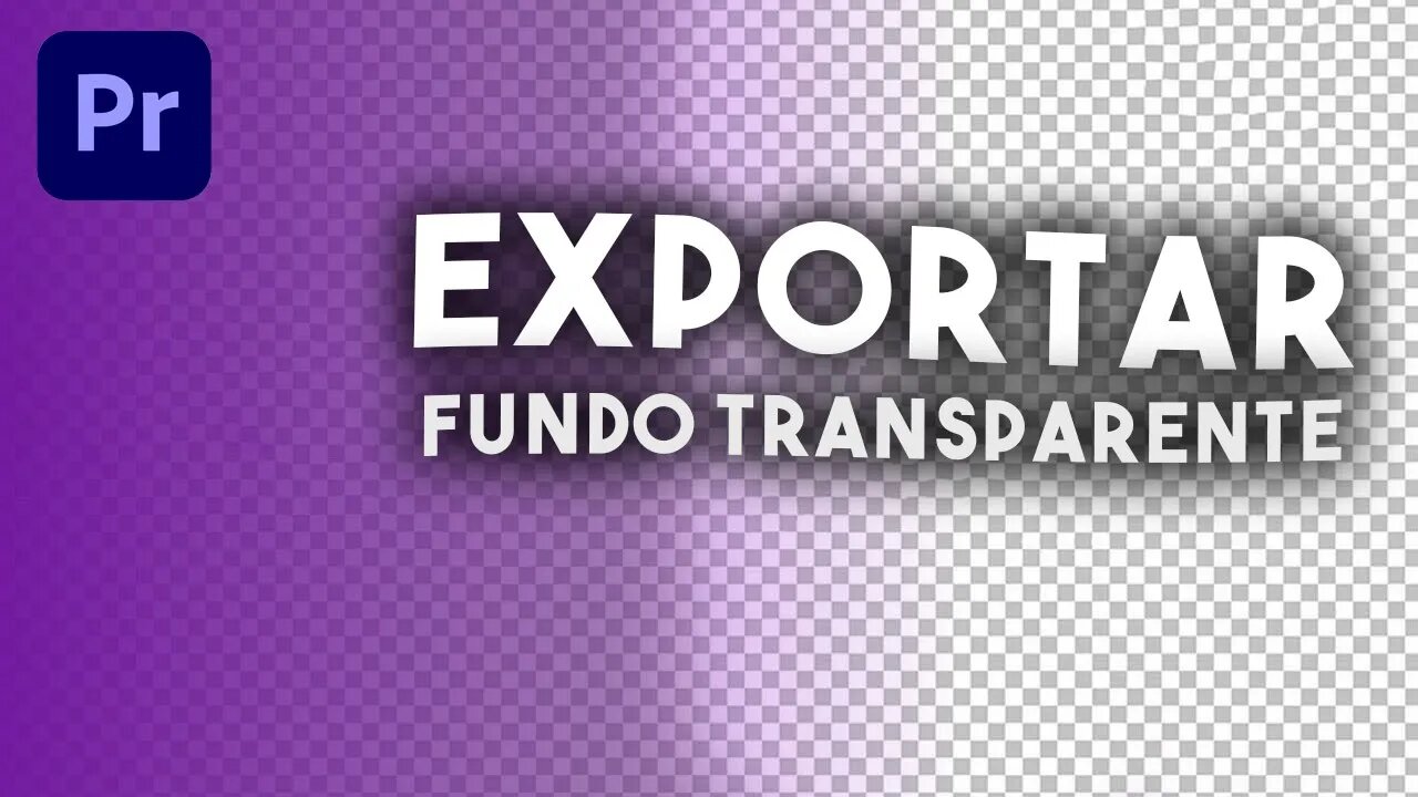 Adobe Premiere: Como RENDERIZAR VÍDEO com FUNDO TRANSPARENTE