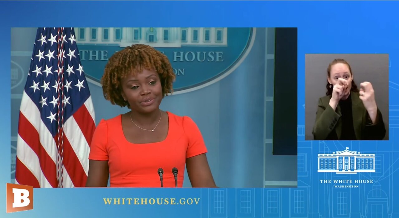 WH Press Secretary Karine Jean-Pierre speaking with reporters...