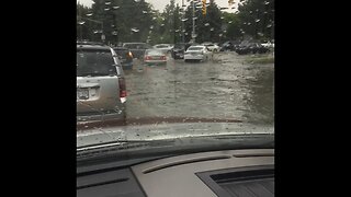 Flooded streets