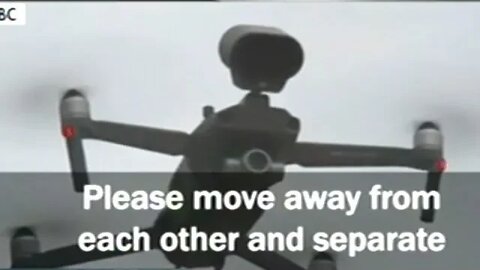 "BARKING DRONES THAT HARANGUE CITIZENS FROM THE AIR!"