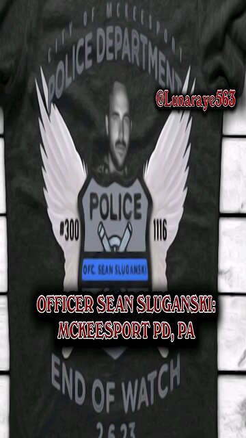 Police Officer Sean Sluganski: McKeesport PD, PA