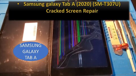 Samsung galaxy tab a (2020) (sm-t307u) 32gb cracked screen repair