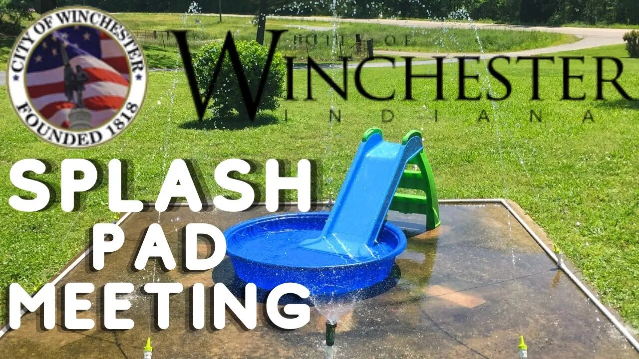 Winchester Splash pad park meeting 4/20/2023