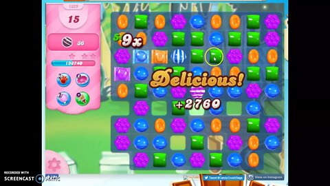 Candy Crush Level 1329 Audio Talkthrough, 2 Stars 0 Boosters