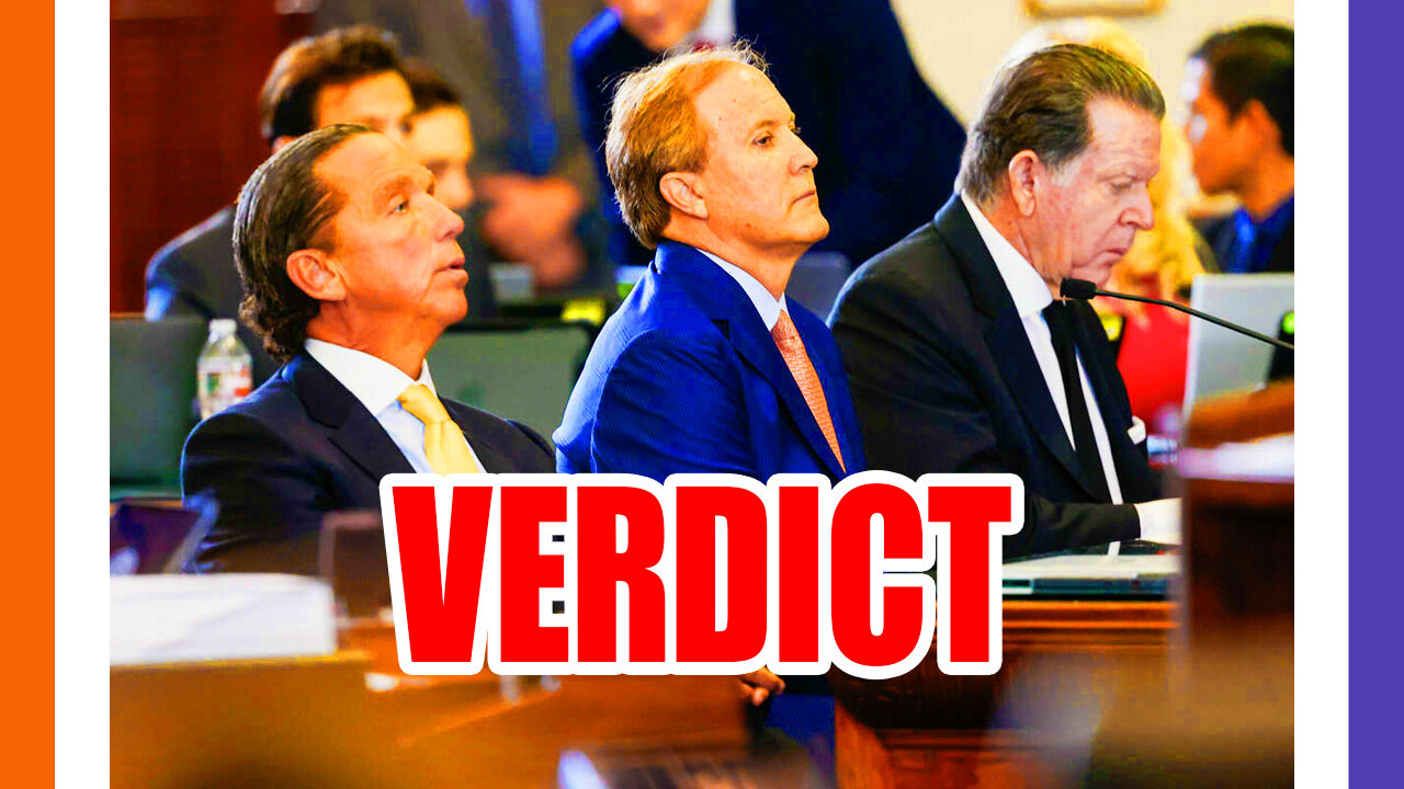 🔴LIVE: Verdict Imminent On Ken Paxton's Impeachment Trial 🟠⚪🟣