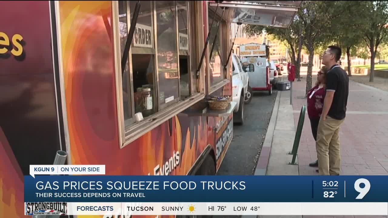 Gas prices squeezing food trucks