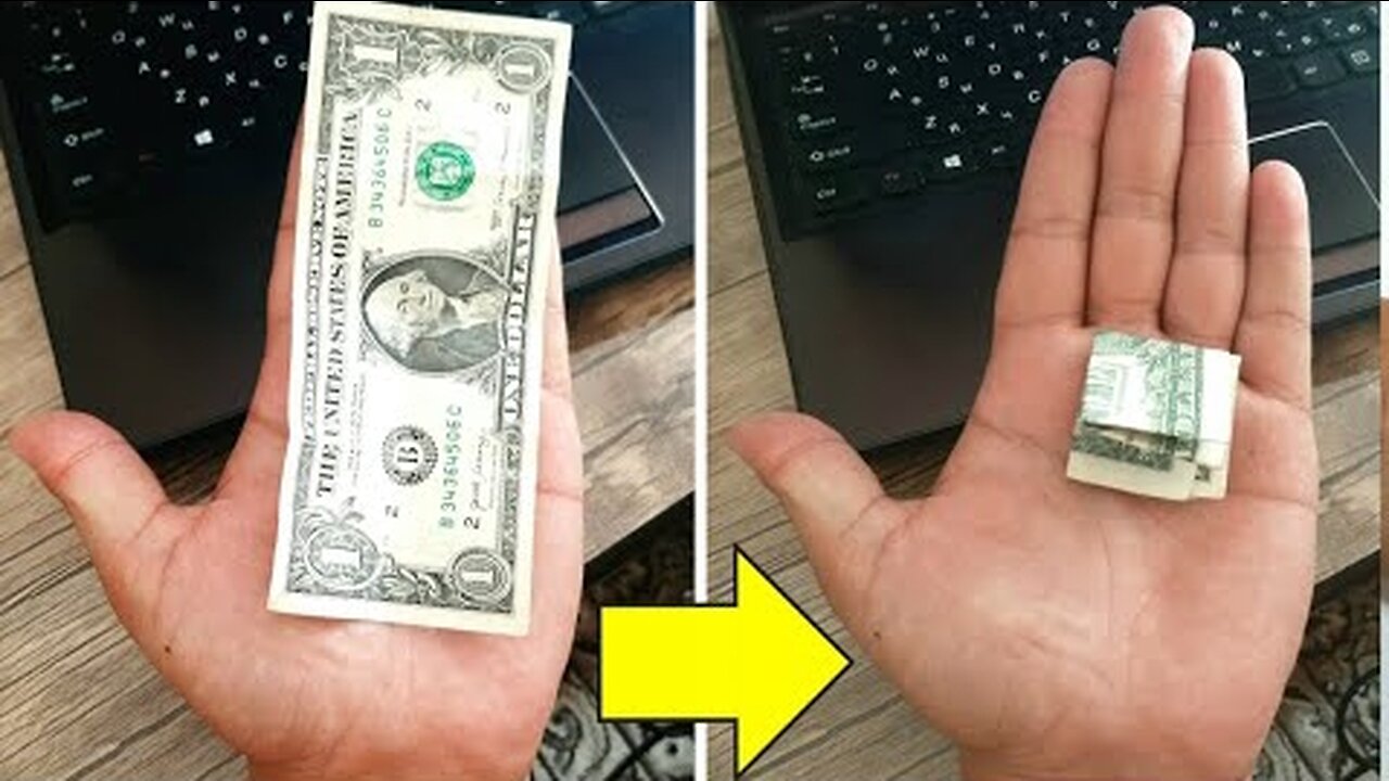 UNLOCK MONEY FOLDING MAGIC TRICK THAT HAS NOT BEEN REVEALED FOR HUNDREDS OF YEARS