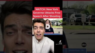 WATCH: NY Governor ATTACKS Free Speech After Tragic Buffalo Shooting