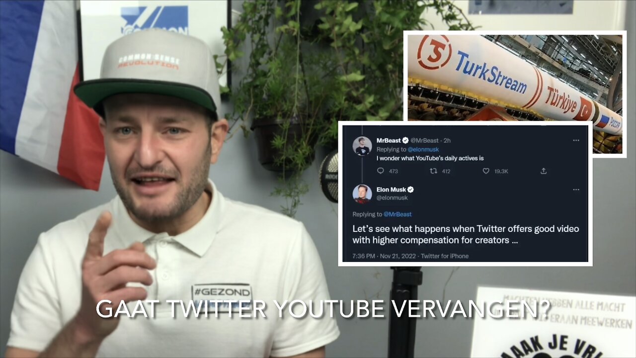 TJE#41 - TurkStream - Musk wil concurreren met YouTube - Gemeente koopt COA Hotels - CommonSenseTV