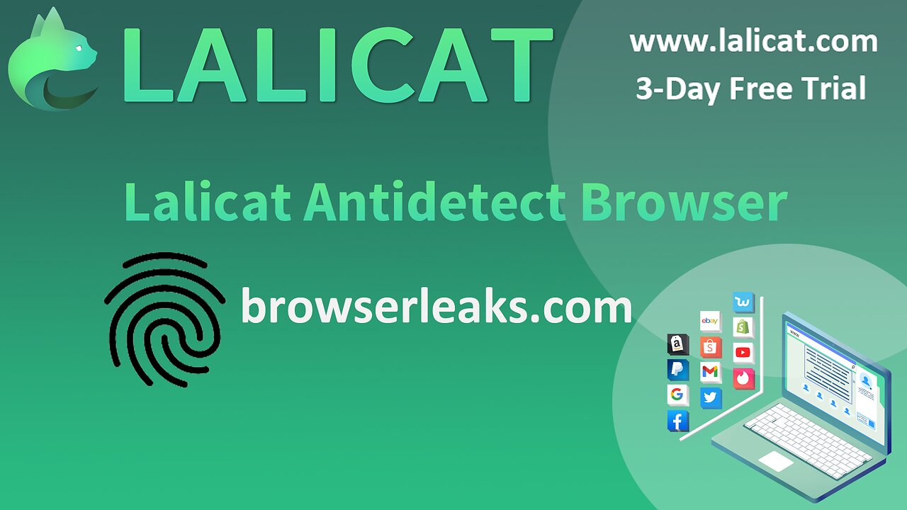 browserleaks.com - Lalicat anti detect browser fingerprint camouflage effect test