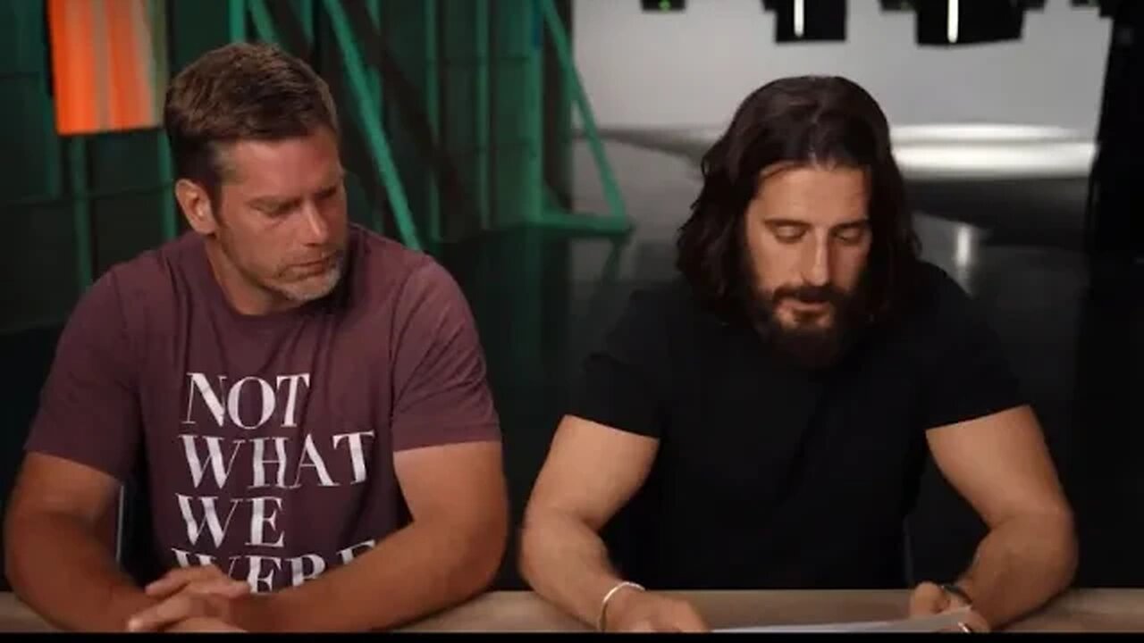 Jonathan Roumie during the last The Chosen live reads emotional letter from fan- very touching