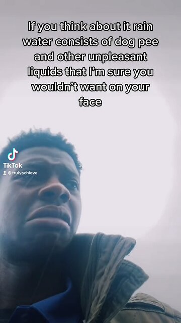 If you think about it RAIN water is evaporated PEE 🫢😱 #haha