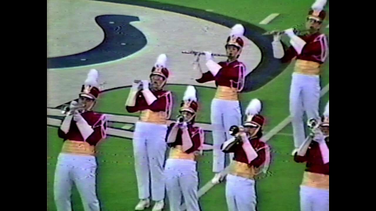 1987 - ISSMA Marching Band State Finals at the Hoosier Dome