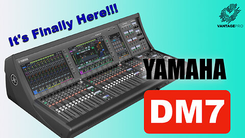 Yamaha DM7 Digital Mixing Console First Look!