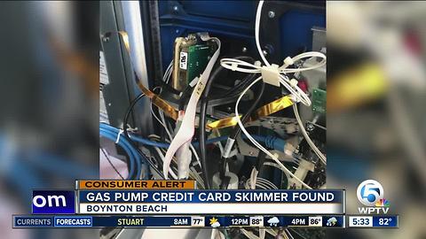 Skimmer found at Boynton Beach gas station