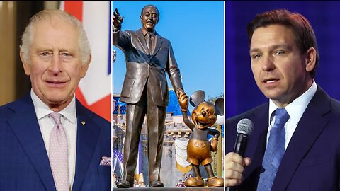 Disney beats DeSantis' board takeover with King Charles III tie.