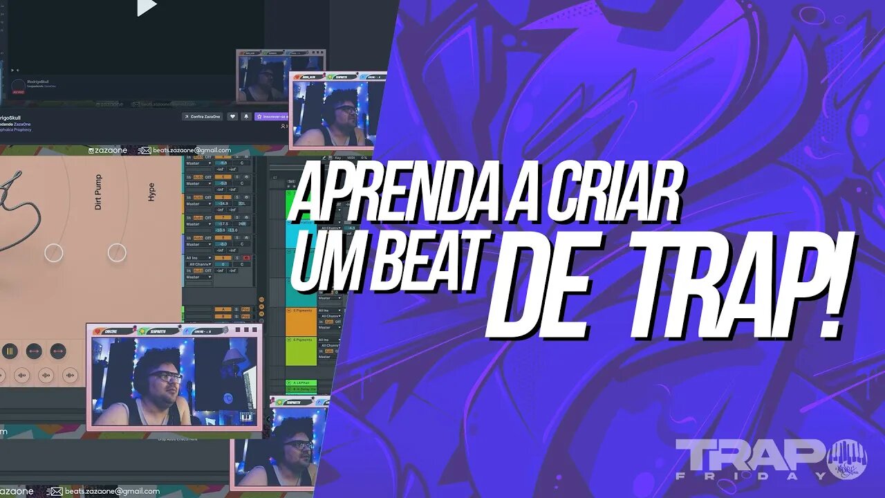 Aprenda a criar um beat de Trap🎶 Learn to create a Trap beat 🎶👑