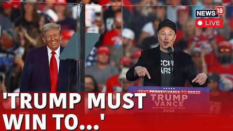 Trump Latest News LIVE | Elon Musk Leaps to Trump’s Side in Rally Appearance | US Elections