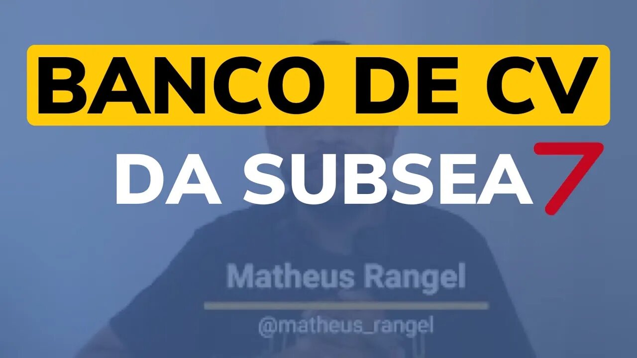 Oceanos de Oportunidades na Subsea 7