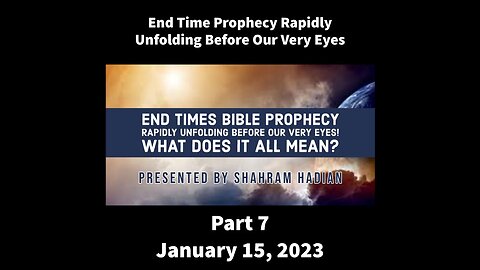 January Prophecy Update with Pastor Shahram Hadian