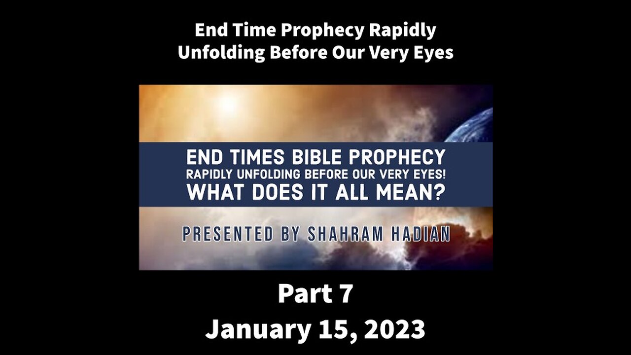 January Prophecy Update with Pastor Shahram Hadian