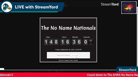 count down to no name nationals