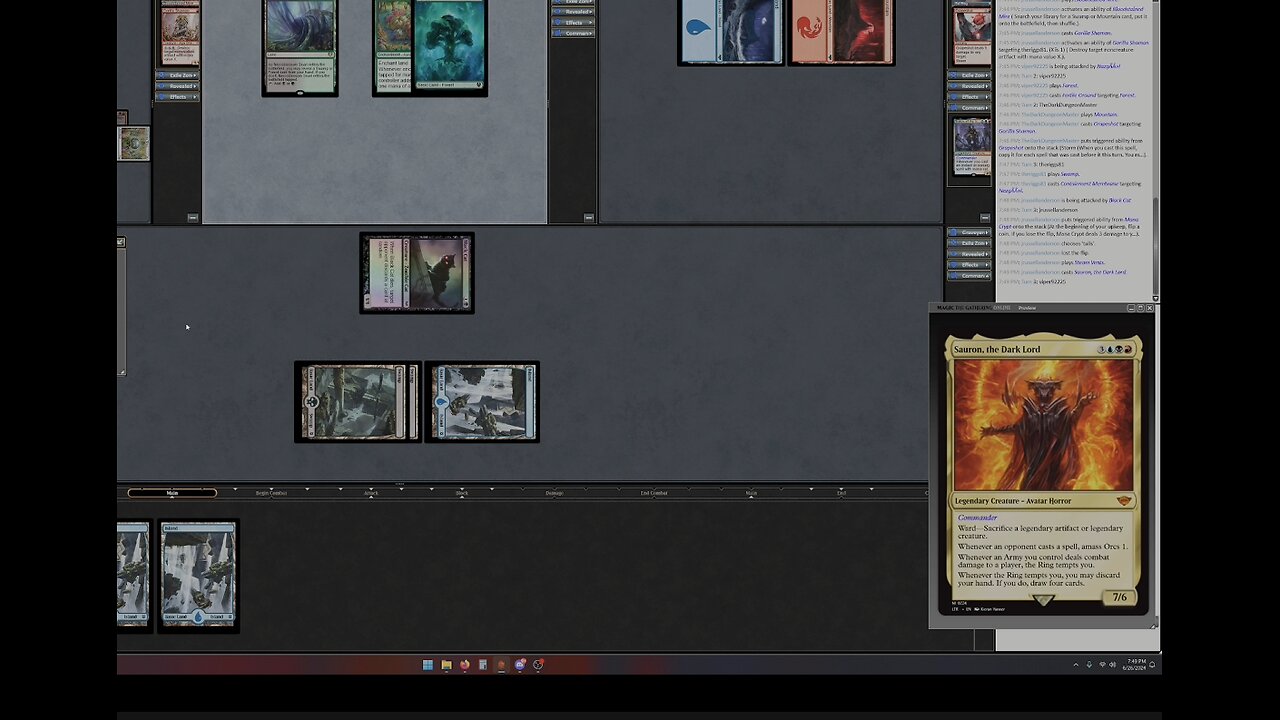 MTGO with friends....