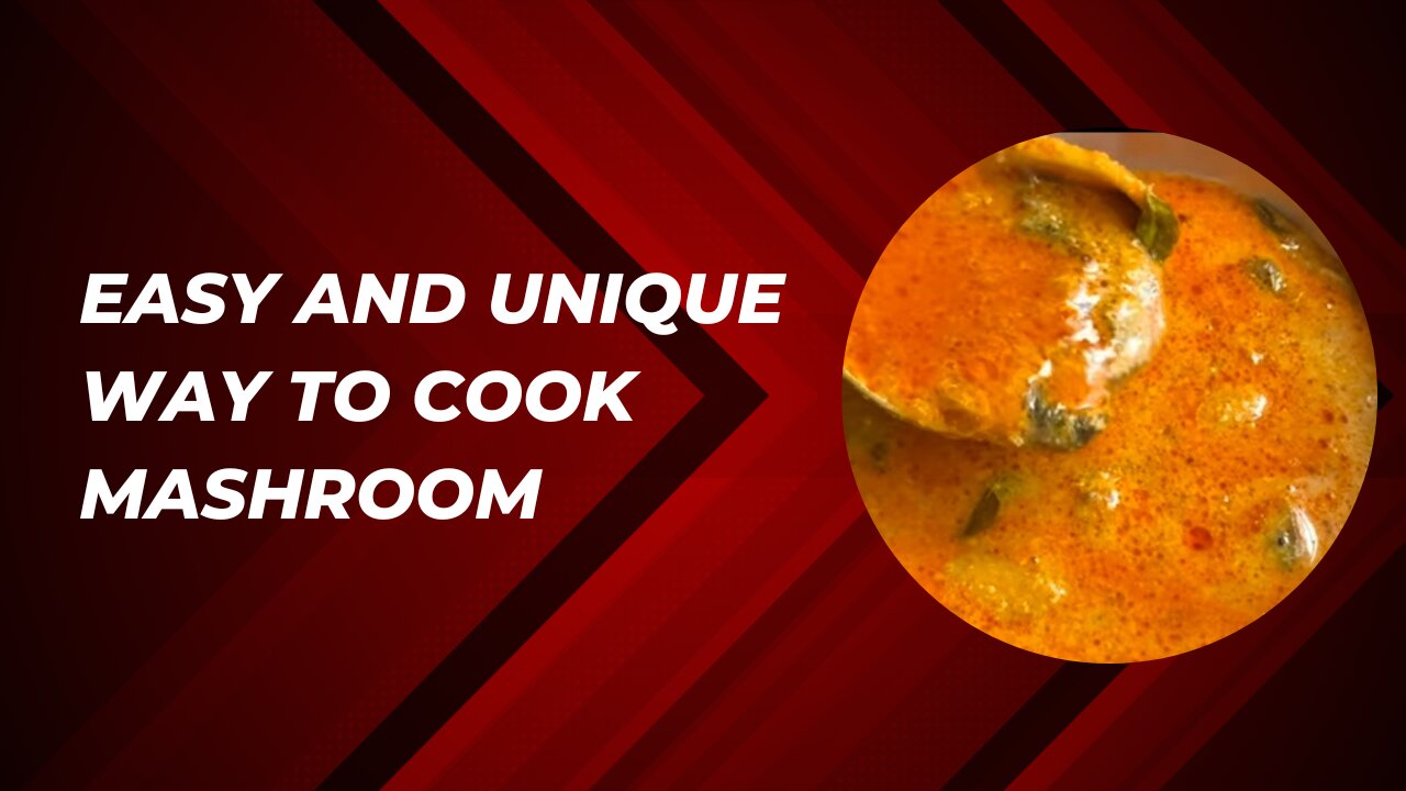 Easy and unique way to cook MASHROOM