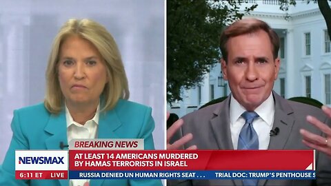 John Kirby Quickly Corrects Himself After Saying Hamas Attacks "Just Like Any Other Crisis"